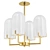 Rustic Charm 4-Light Chandelier 3D model small image 1