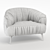 Sigmund Armchair: Stylish & Sophisticated Seating 3D model small image 4