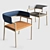 Sleek Modern Dining Chair 3D model small image 4
