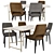 Elegant Grace Chair & Kyoto Table 3D model small image 1