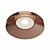 Rose Gold Recessed Light: Kappell DL040 3D model small image 1