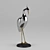 Elegant Stork Sculpture - Stunning Dimensions & Formats 3D model small image 3
