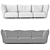 Edra Ultra-Comfort Standard Sofa 3D model small image 4