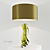 Vibrant Hand-blown Glass Table Lamp 3D model small image 1