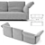 Luxury at its Finest: Edra Essential Sofa 3D model small image 3