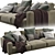 Elegant Boconcept Carlton Sofa 3D model small image 2