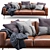 Modern Boconcept Carlton Sofa 3D model small image 2