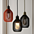 Elegant Hive Shade Pendant Light 3D model small image 1