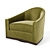 Aspen Swivel Lounge Chair 3D model small image 1