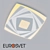 Eurosvet Mare LED Ceiling Light 3D model small image 1