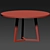 Amos Contemporary Dining Set 3D model small image 4