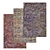 High-Quality Carpet Set 3D model small image 1