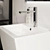 Modern Monoblock Washbasin: Ceramica Nova CN1808_850 3D model small image 4