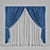 Elegant Drapery: Transform Your Space 3D model small image 1