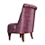 Luxury Florence Armchair by Yunicov & K 3D model small image 2