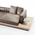 Modern Italian Sofa: BB Italia Dock 3D model small image 2