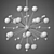 The Space Chandelier: Modern Elegance for Every Room 3D model small image 2