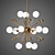 The Space Chandelier: Modern Elegance for Every Room 3D model small image 3