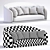 Anderson Gray-White Sofa 3D model small image 2