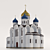 Transfiguration Cathedral. Monastery of St. Nicholas 3D model small image 6