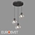 Cubus Graphite Pendant: TK Lighting's Stylish Statement 3D model small image 1