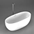 Modern Neutra XL Freestanding Bathtub 3D model small image 3