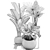 Exotic Houseplant Collection 3D model small image 4