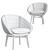 Elegant Minotti RUSSELL Chair 3D model small image 2