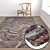 High-Quality Carpets Set 3D model small image 5