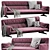Elegant Poltrona Frau Antohn Sofa 3D model small image 3