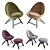 Mini Jo: Compact Chair for Modern Spaces 3D model small image 3