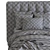 Elegant Modena Bed - 90x200 cm 3D model small image 5