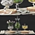 Fruitful Elegance: Decorative Set with Fruits & Roses 3D model small image 1