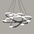 Chic Ring Pendant Light 3D model small image 3