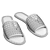 Eco-Woven Vegan Rattan Slides 3D model small image 3