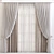 Modern Mesh Curtain 606 3D model small image 1