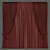 Modern Mesh Curtain 606 3D model small image 4