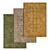 Luxury Carpets Set - High-Quality Textures 3D model small image 1