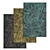 High-Quality Carpets Set 377 3D model small image 1
