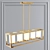 Elegant Verona Pendant Chandelier 3D model small image 1