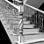 Classic Stairs 02: Elegant Wood and Iron Design 3D model small image 4