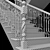 Classic Stairs 02: Elegant Wood and Iron Design 3D model small image 5