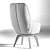 Elegant Dot2 Gala Chair 3D model small image 5
