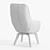 Elegant Dot2 Gala Chair 3D model small image 9