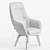 Elegant Dot2 Gala Chair 3D model small image 10