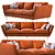 Cozy and Stylish: Sofa Teddy by Sits 3D model small image 1