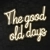 Vintage LED Text Sign: The Good Old Days 3D model small image 1