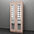 Modern IKEA Brimnes Wardrobe 3D model small image 2