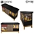 Ebonized Chest of Drawers with Chinese Ornament Panels 3D model small image 1