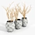 Axl Cement Planter: Modern Minimalist Design 3D model small image 3